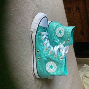 Blue mermaid converse